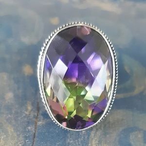 New Ametrine 925 Silver Ring.